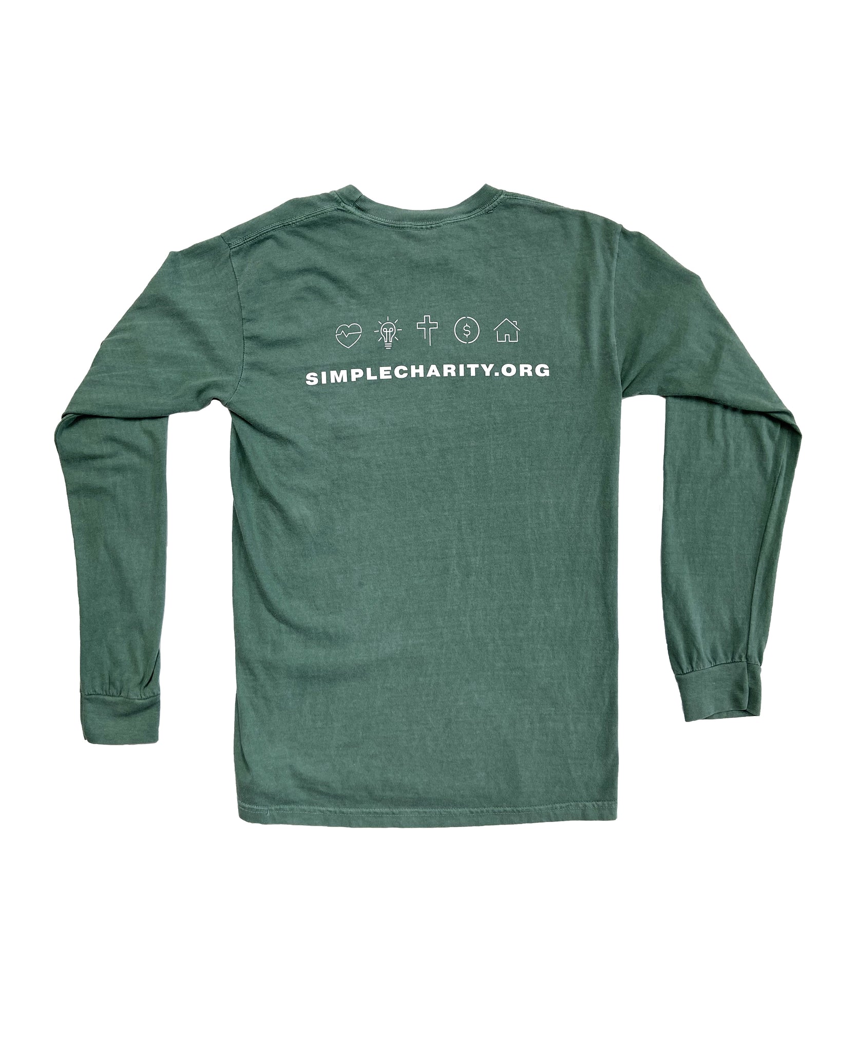 This Shirt Fights Poverty Comfort Colors Long Sleeve T-shirt